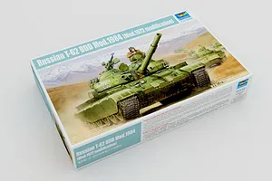 Trumpeter 1/35 Russian 1984 (1972 Modification) T-62 BDD Tank Scaled Plastic Model Kit image 27433