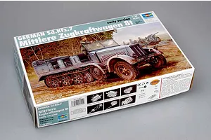 Trumpeter 1/35 German Sd.Kfz.7 Mittlere Zugkraftwagen 8 Ton Half-track Artillery Tractor Scaled Plastic Model Kit image 27468