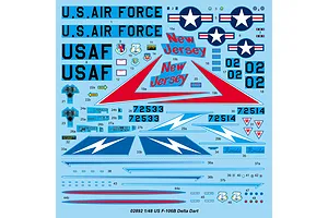 Trumpeter 1/48 F-106B Delta Dart Jet Scaled Plastic Model Kit image 27573