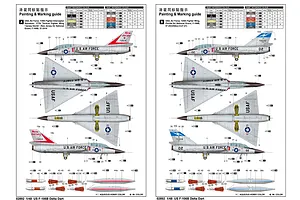 Trumpeter 1/48 F-106B Delta Dart Jet Scaled Plastic Model Kit image 27574