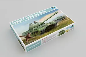 Trumpeter 1/35 Soviet T-10 Heavy Tank Scaled Plastic Model Kit image 27682