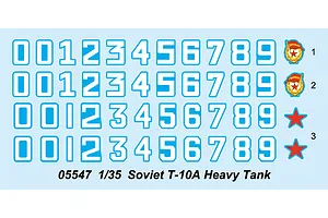 Trumpeter 1/35 Soviet T-10A Heavy Tank Scaled Plastic Model Kit image 27816