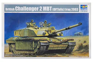 Trumpeter 1/35 British Challenger 2 (Iraq 2003) Main Battle Tank Scaled Plastic Model Kit image 27831