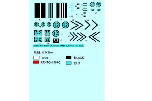 Trumpeter 1/35 British Challenger 2 (Iraq 2003) Main Battle Tank Scaled Plastic Model Kit image 27836