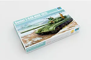 Trumpeter 1/35 Soviet 1975 T-64B Tank Scaled Plastic Model Kit image 27846