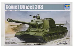 Trumpeter 1/35 Soviet Object 268 Prototype Tank Destroyer Scaled Plastic Model Kit