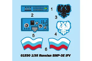 Trumpeter 1/35 Russian BMP-3EIFV Tank Scaled Plastic Model Kit image 27896