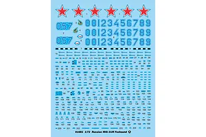 Trumpeter 1/72 Russian MiG-31M Foxhound Jet Scaled Plastic Model Kit image 27966