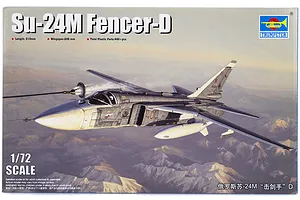 Trumpeter 1/72 Su-24M Fencer-D Jet Scaled Plastic Model Kit image 27996