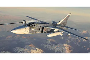 Trumpeter 1/72 Su-24M Fencer-D Jet Scaled Plastic Model Kit image 27997