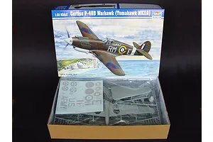 Trumpeter 1/32 Curtiss P-40B Warhawk Tomahawk Mk. II A Fighter Scaled Plastic Model Kit image 28030