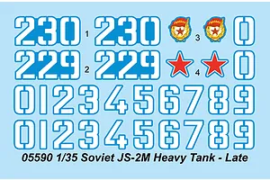 Trumpeter 1/35 Soviet JS-2M Heavy Tank Scaled Plastic Model Kit image 28039