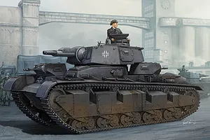 Trumpeter 1/35 German Neubaufahrzeug Nr.3-5 Tank Scaled Plastic Model Kit image 28063