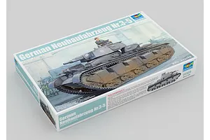 Trumpeter 1/35 German Neubaufahrzeug Nr.3-5 Tank Scaled Plastic Model Kit image 28064