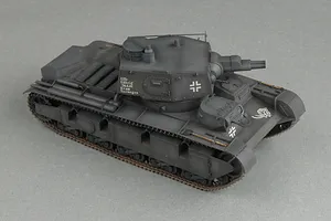 Trumpeter 1/35 German Neubaufahrzeug Nr.3-5 Tank Scaled Plastic Model Kit image 28082