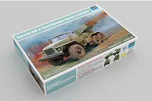 Trumpeter 1/35 Russian BM-21 Grad Multiple Rocket Launcher Truck Scaled Plastic Model Kit image 28136