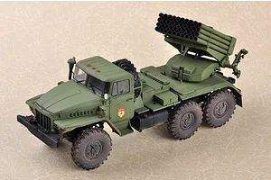 Trumpeter 1/35 Russian BM-21 Grad Multiple Rocket Launcher Truck Scaled Plastic Model Kit image 28137