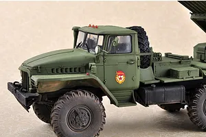 Trumpeter 1/35 Russian BM-21 Grad Multiple Rocket Launcher Truck Scaled Plastic Model Kit image 28139