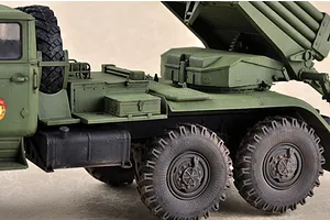 Trumpeter 1/35 Russian BM-21 Grad Multiple Rocket Launcher Truck Scaled Plastic Model Kit image 28140