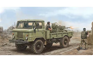 Trumpeter 1/35 Russian GAZ-66 Light Truck w/ ZU-23-2 Gun Scaled Plastic Model Kit image 28158
