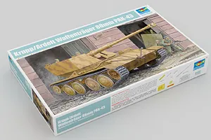 Trumpeter 1/35 German Krupp/Adrelt Waffentrager 88mm Pak-43 Self-Propelled Gun Scaled Plastic Model Kit image 28361