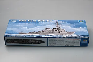 Trumpeter 1/350 USS Cole DDG-67 Missile Destroyer Plastic Model Kit image 28373