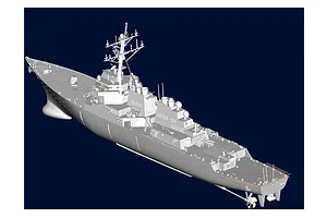 Trumpeter 1/350 USS Cole DDG-67 Missile Destroyer Plastic Model Kit image 28375