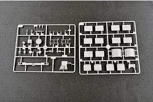 Trumpeter 1/35 Russian 130mm Coastal Defense Gun A-222 Bereg Artillery Truck Scaled Plastic Model Kit image 28440