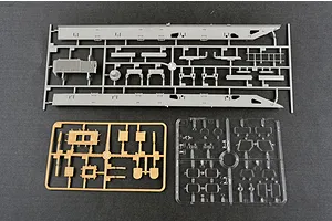 Trumpeter 1/35 Russian 130mm Coastal Defense Gun A-222 Bereg Artillery Truck Scaled Plastic Model Kit image 28443