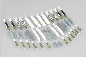 Trumpeter 1/32 US Aircraft Smart Bombs Weapons Set image 28477