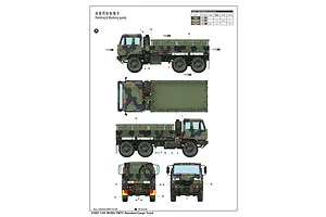 Trumpeter 1/35 M1083 Standard Cargo Truck Scaled Plastic Model Kit image 28515