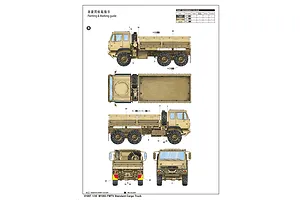 Trumpeter 1/35 M1083 Standard Cargo Truck Scaled Plastic Model Kit image 28516