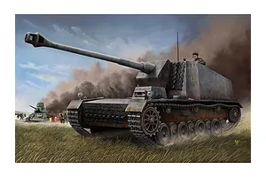 Trumpeter 1/35 German 12.8cm Selbstfahrlafette L/61 Self-Propelled Scaled Plastic Model Kit image 28585