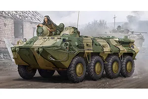 Trumpeter 1/35 Russian BTR-80 Armoured Personnel Carrier Vehicle Scaled Plastic Model Kit image 28668