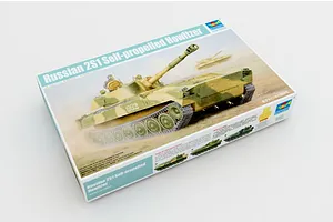 Trumpeter 1/35 Russian 2S1 Self-Propelled Gun Scaled Plastic Model Kit image 28697