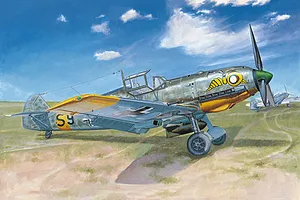 Trumpeter 1/32 Messerschmitt Bf 109E-7 Fighter Scaled Plastic Model Kit image 28734