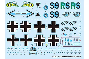 Trumpeter 1/32 Messerschmitt Bf 109E-7 Fighter Scaled Plastic Model Kit image 28735