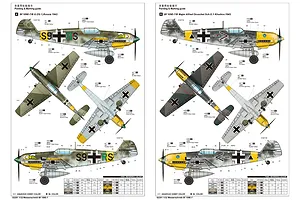 Trumpeter 1/32 Messerschmitt Bf 109E-7 Fighter Scaled Plastic Model Kit image 28737