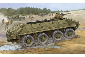 Trumpeter 1/35 Russian BTR-60P Upgraded Armoured Personnel Carrier Vehicle Scaled Plastic Model Kit image 28749