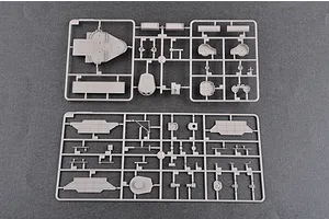 Trumpeter 1/350 HMS Abercrombie Monitor Battleship Plastic Model Kit image 28790