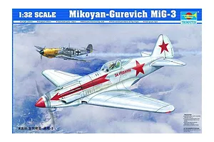 Trumpeter 1/32 Mikoyan-Gurevich MiG-3 Fighter Scaled Plastic Model Kit image 28805