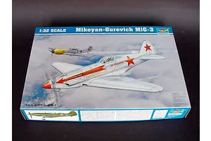 Trumpeter 1/32 Mikoyan-Gurevich MiG-3 Fighter Scaled Plastic Model Kit image 28813