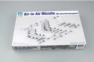 Trumpeter 1/32 US Aircraft Air to Air Missile Set Scaled Plastic Model Kit image 28815