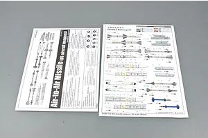 Trumpeter 1/32 US Aircraft Air to Air Missile Set Scaled Plastic Model Kit image 28816