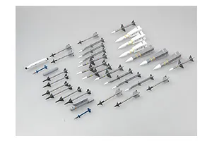 Trumpeter 1/32 US Aircraft Air to Air Missile Set Scaled Plastic Model Kit image 28822