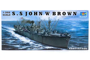 Trumpeter 1/350 S.S John W Brown Merchant Ship Plastic Model Kit image 28835