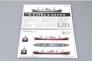 Trumpeter 1/350 S.S John W Brown Merchant Ship Plastic Model Kit image 28837
