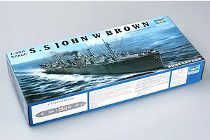 Trumpeter 1/350 S.S John W Brown Merchant Ship Plastic Model Kit image 28843