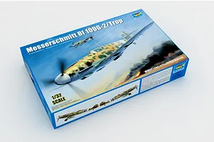 Trumpeter 1/32 Messerschmitt Bf 109G-2/Trop Fighter Scaled Plastic Model Kit image 28878