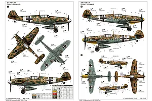 Trumpeter 1/32 Messerschmitt Bf 109G-2/Trop Fighter Scaled Plastic Model Kit image 28879